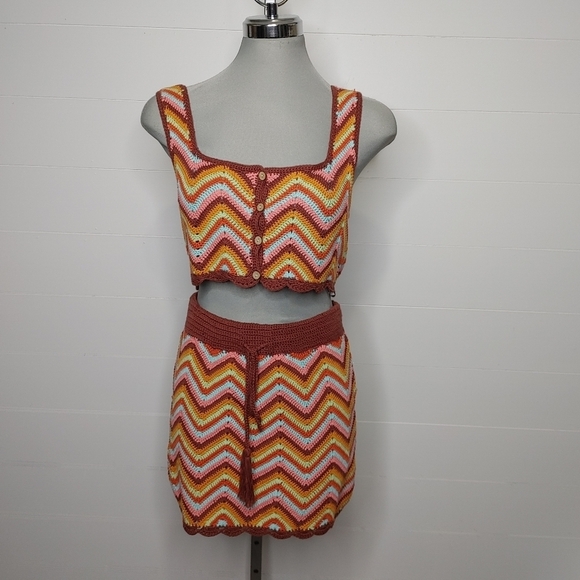 BOHO Crochet Outfit M - Picture 2 of 15